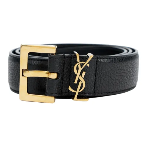 SAINT LAURENT Кожаные ремни Женские 3 см