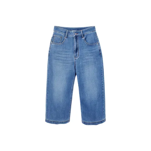 SLLAVIF Blue Men's Denim Shorts SLLAVIF Синий Мужские Джинсовые Шорты