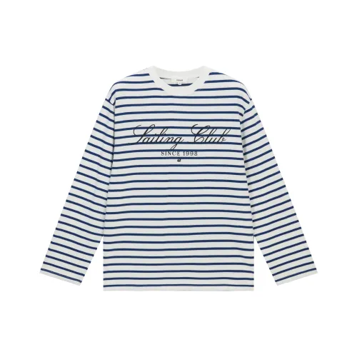 Sanse T Рубашка Унисекс Синий Белый