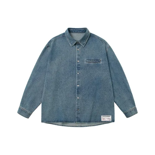 MIORGERSY Синий Унисекс Рубашки