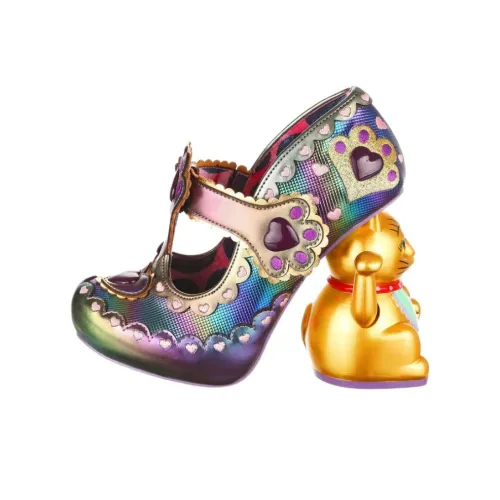 IRREGULAR CHOICE Pretty PAWS Нестандартный каблук Высокие каблуки 11,5 см Женские Многоцветный