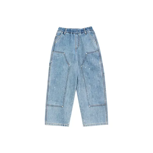 SUNTOMORROW Джинсовый синий Школьные джинсы