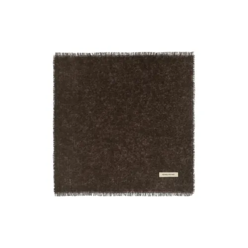 LONGCHAMP Кашемир Палантины Женские Коричневый