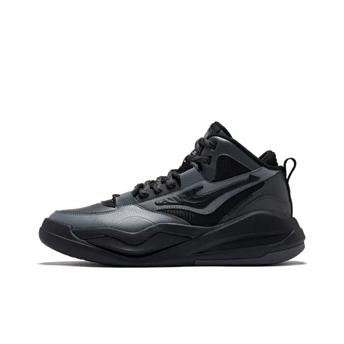 Erke Легкие и Дышащие Высокие Кроссовки для Скейтбординга Мужские Deep Cold Угольно-Серый