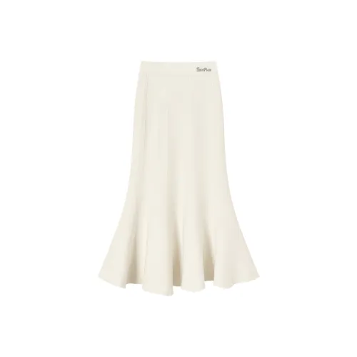 SOIE Женские Повседневные Длинные Юбки