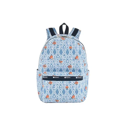 LeSportsac Ткань Рюкзак Большой Унисекс Синий