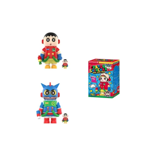 POP MART Коллаборация Mega SPACE MOLLY 400% +100% Карандаш SHIN Chan Слепые коробки Один Blind Коробка