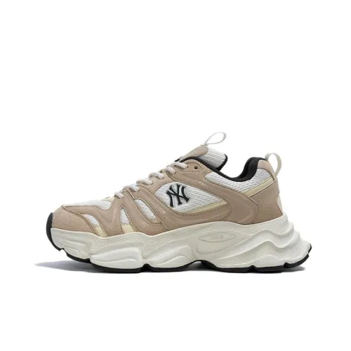 MLB New York Yankees Высота Увеличивающие Дышащие Низкие Кроссовки с Толстой Подошвой Унисекс Коричневый