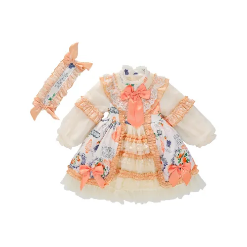 PROTECTCAMEL Апельсин + Головной убор Kids Платья