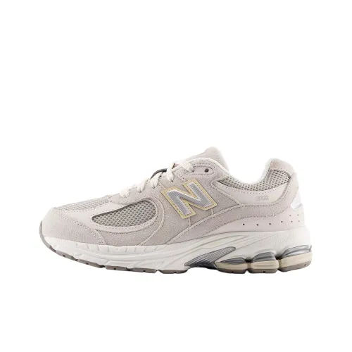 New Balance NB 2002R Устойчивый к истиранию Низкий Топ Детская Беговая Обувь Бежевого Цвета Для Подростков