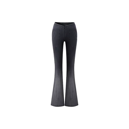 NAWS Carbon Black Женские Повседневные Брюки