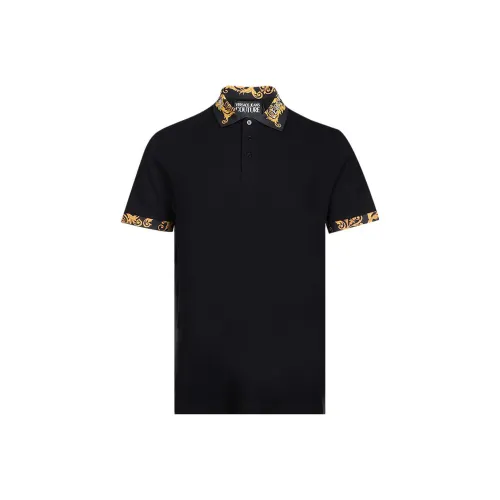 VERSACE SS23 Поло Мужское Черное