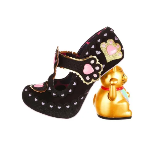 IRREGULAR CHOICE Pretty PAWS Нестандартный каблук Высокие каблуки 11,5 см Женские Черный