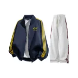 Темно-синий, синий + белый, серый с красными полосами K