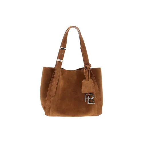 Ralph Lauren Сумка Tote из коровьей кожи плечевая сумка маленькая унисекс коричневая