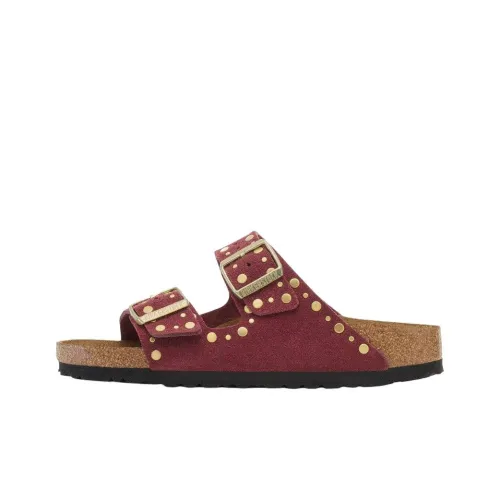 Birkenstock Arizona Rivet EVA Шлепанцы Женские Red Narrow Fit