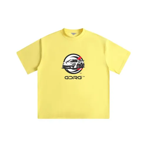 GDRG Желтый Унисекс T-рубашки