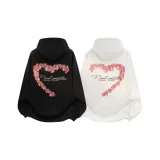 2 пачки (Черный, левый, цветочный дизайн, сердце + Белый, правый, цветочный дизайн, сердце)