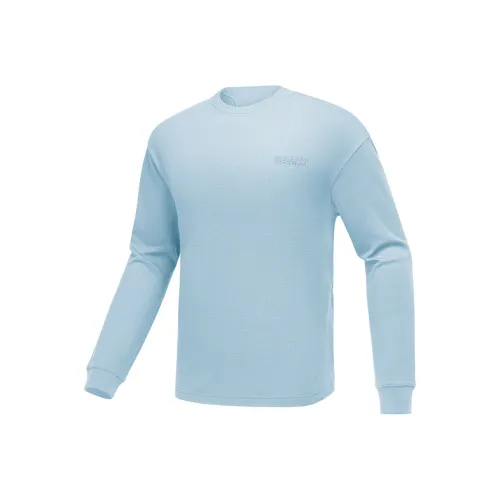 Skechers Пыльно-голубой-00FE Мужские Футболки