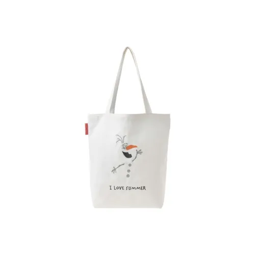 Disney x Disney Store Frozen Снег TREASURE совместная коллекция Летний Сумка Tote с большой вместимостью Повседневная сумка для поездок Холщовая сумка с мерчем по IP