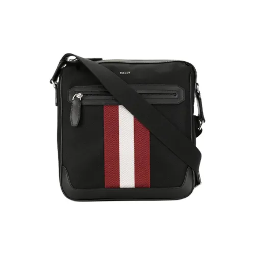 BALLY Кожа Курьерская Сумка Сумка через плечо Мужская Черная