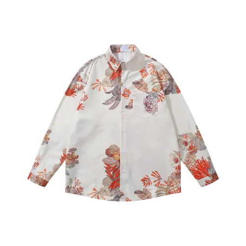 51XXHA Экрю Унисекс Рубашки