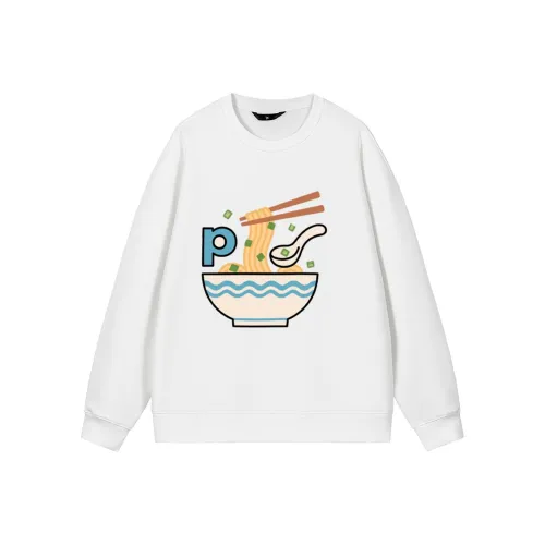 PWUE Белый Унисекс Свитшоты