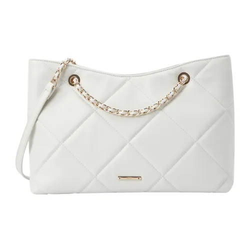 SEM R ПУ (полиуретан) Сумка через плечо Стандартная Женская Экрю Черный