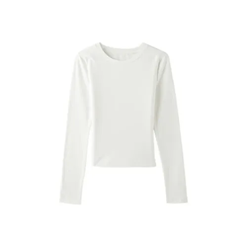 HEISU Белый Женские T-рубашки