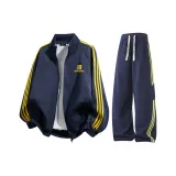 Темно-синий + Темно-синий с желтыми полосами K