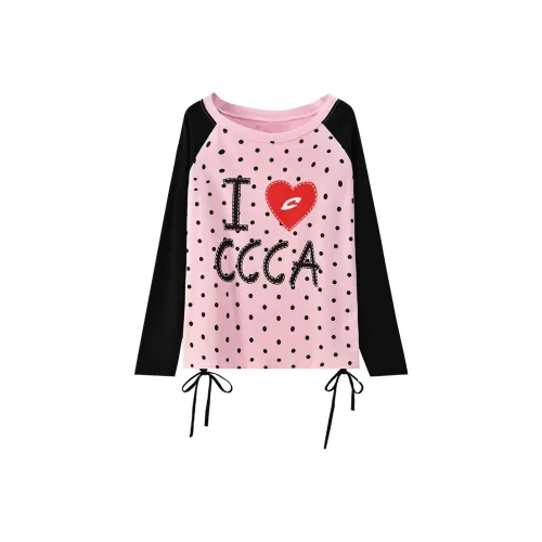 XIAOLIZI Розовый Женские T-рубашки