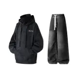 Комплект (черный топ+черные брюки)