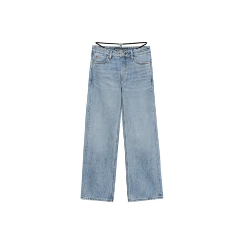 Alexander Wang Blue Women's Jeans Александр Wang Синие Женские Джинсы