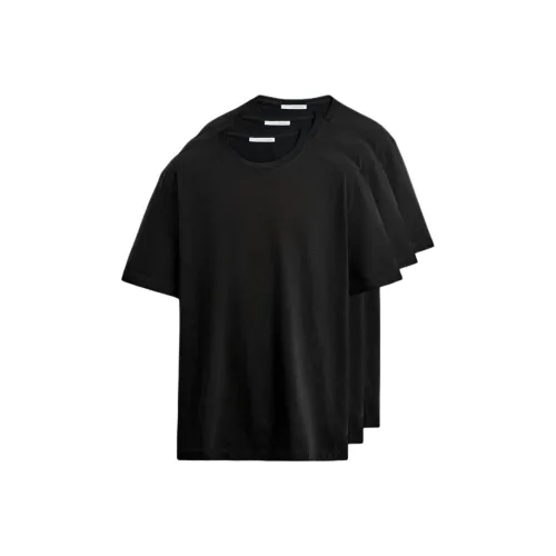 ZARA 3 пачки черных мужских футболок