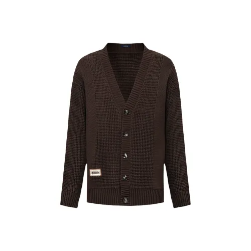 FOSS PHIL Темный кофейный мужской трикотаж