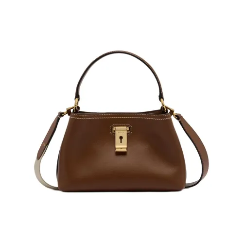 BALLY Сумка из телячьей кожи Мини Женский Коричневый