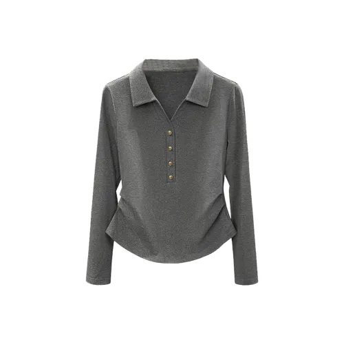 Cypress House Светло-серые Женские T-рубашки