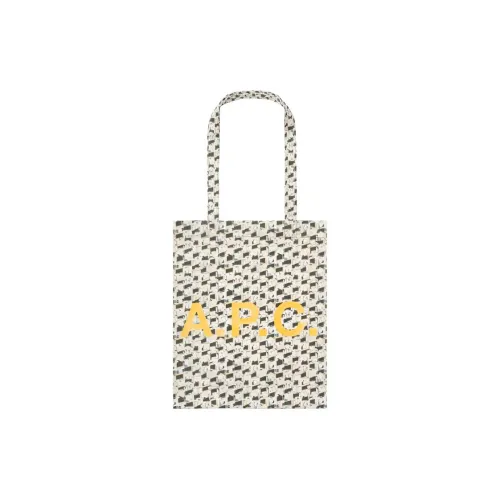 A.P.C Хлопок Тоут Сумка Сумка для покупок Сумка на плечо Сумка унисекс Темно-зеленый