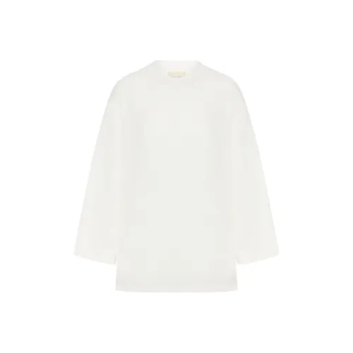 KHAITE Сливочный Женские T-рубашки