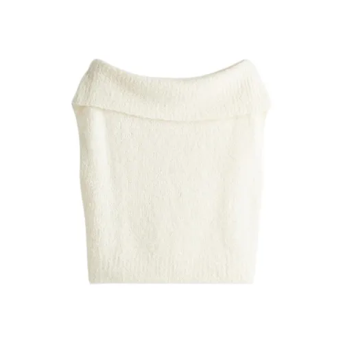 H M Кремовые Женские Майки