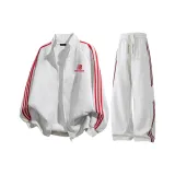 Бело-серый вереск + Бело-серый с красными полосами K