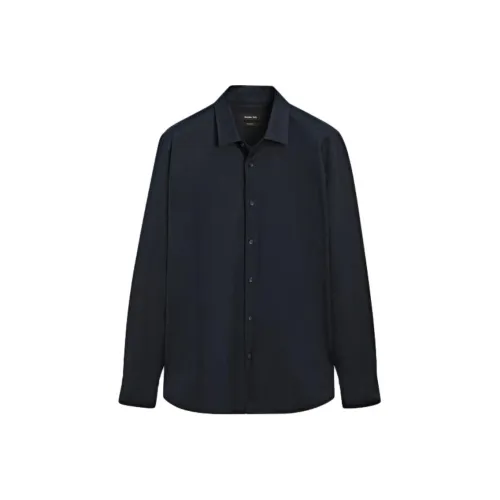 Massimo Dutti Мужские Синие Рубашки