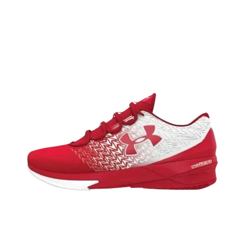 Under Armour ClutchFit Drive 3 Low Топ Баскетбольные кроссовки Мужской Белый Красный