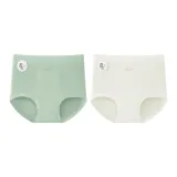 2 пачки - Светло-зеленый + Молочно-белый