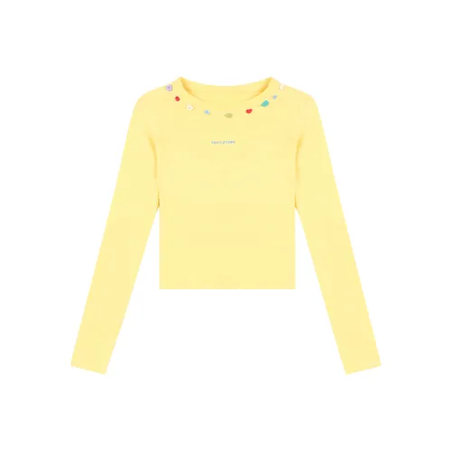 BEETLE TOWN Длинный рукав Т-рубашка Женская