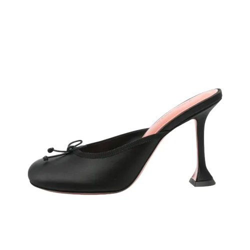 AMINA MUADDI Резиновая подошва противоскользящие домашние тапочки женские черный