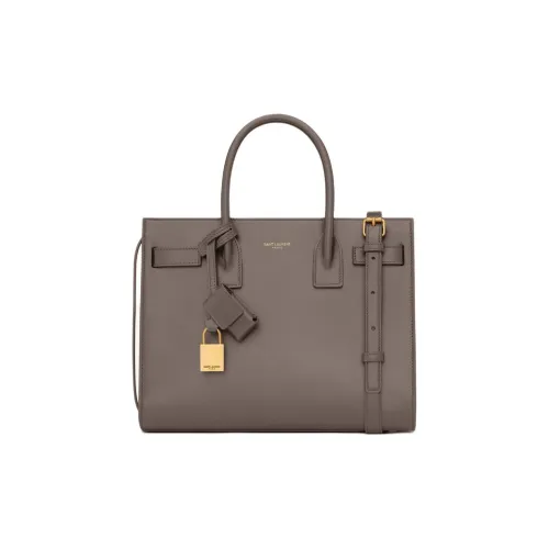 SAINT LAURENT SAC DE JOUR Корова Кожа Сумка Стандартная Детская Городская Серый