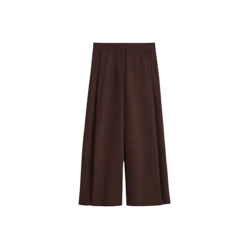 COS Бургунди Женские Повседневные Штаны