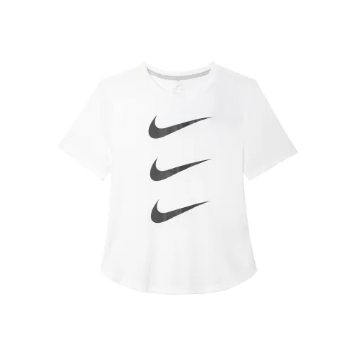 nike Набор с рукавами для бега футболка женская белая