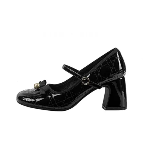 CAOT Грубый каблук Мэри Джейн Женские туфли Коробка